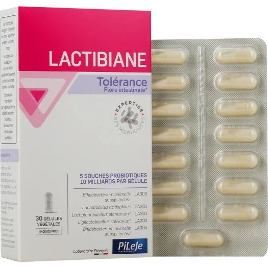 Pileje Lactibiane Tolérance 30 gélules