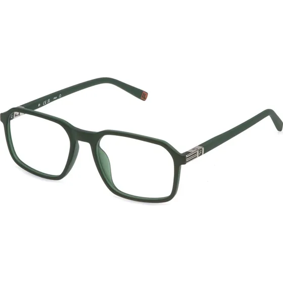 Fila Homme VFID15 0G94 - Montures Optiques Carrées Vertes