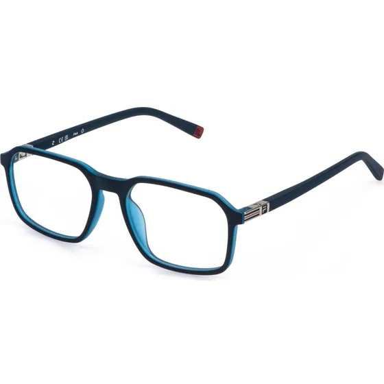Fila Homme VFID15 0U43 - Lunettes de vue carrées bleues