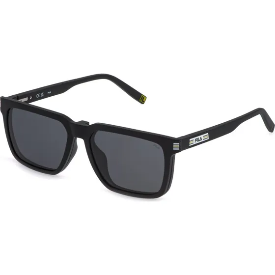 Fila Homme UFID08 U28Z Montures Optiques Carrées Noir Fumée