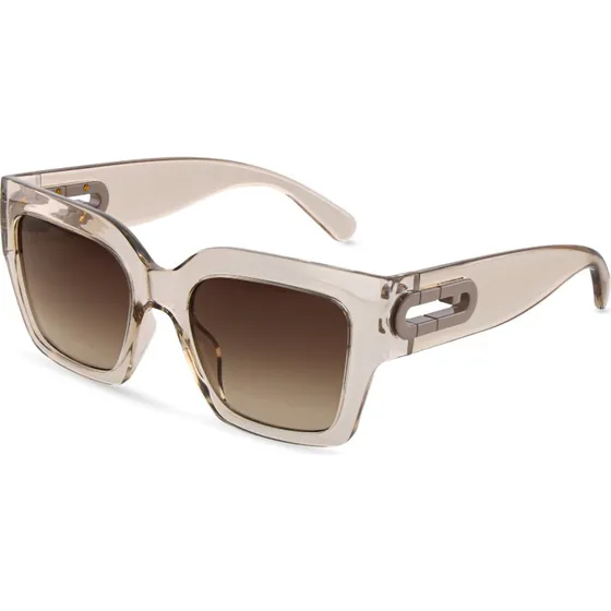 Lunettes de soleil Furla SFUB08 Beige et Marron - Géométriques