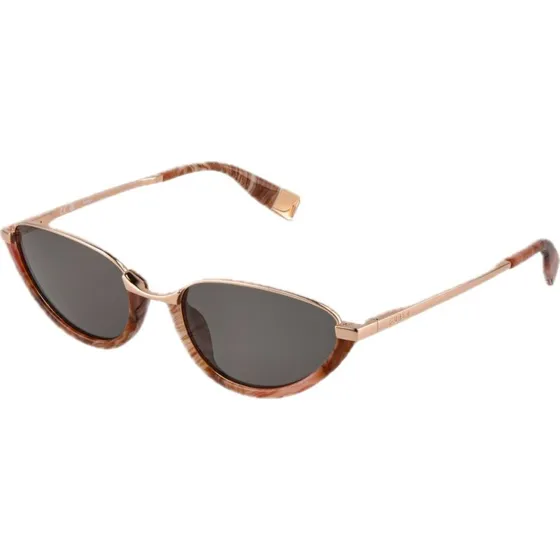 Furla SFUB16 08FC Lunettes de soleil Géométriques en Métal Doré