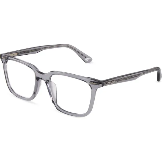 Police VPLU60 GATOR EVO 1 - Montures Optiques Carrées en Acétate Gris