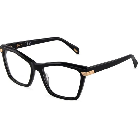 Police VPLT99 AURA 4 Lunettes Optiques Femme en Acétate Noir Géométrique