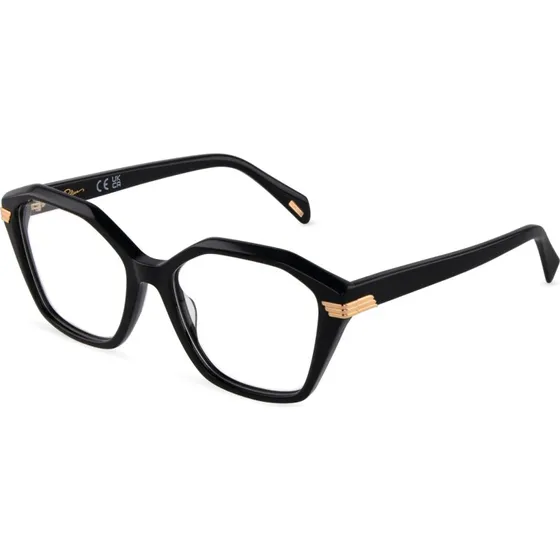 Police VPLU01 AURA 5 Lunettes Optiques Femme - Acétate Noir Géométrique