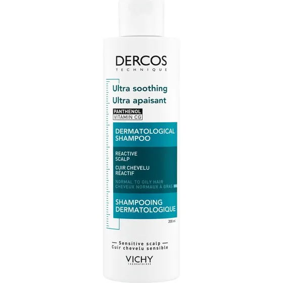 Vichy Dercos Shampooing Ultra Apaisant Cheveux Gras et Normaux 200ml
