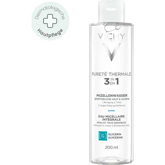 Vichy Pureté Thermale Eau Micellaire Démaquillante 200ml