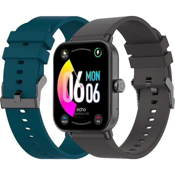 ECHO Rainbow Lite Noire + Bracelet Bleu