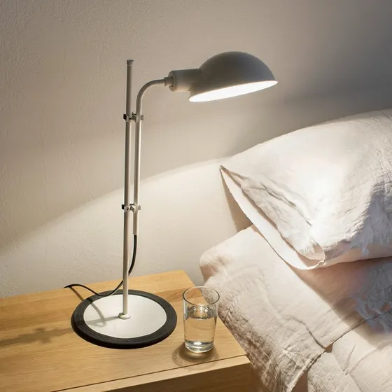 MARSET Funiculí Lampe à poser - Blanc Perle