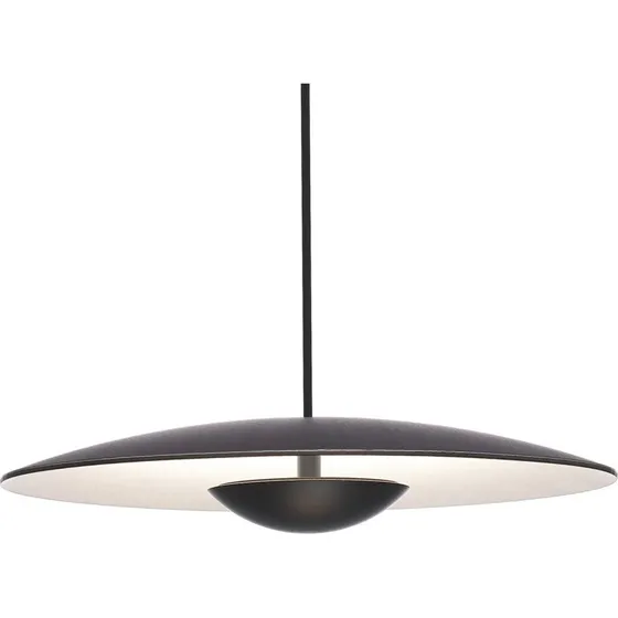 Marset Suspension LED Ginger Triac Ø32cm Wengé/Blanc