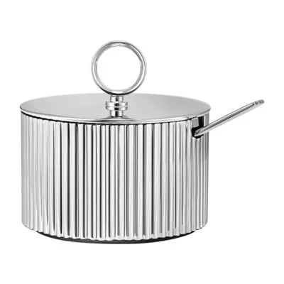Georg Jensen Bernadotte Sucrier & Cuillre Acier Inoxydable