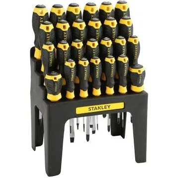 Stanley Jeu de tournevis 26 pices avec prsentoir STHT0-62142