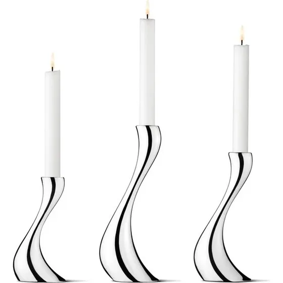 Georg Jensen Cobra Bougeoirs Set de 3