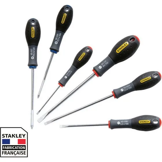 Stanley FatMax Jeu de 6 tournevis Pozidriv & Fendu