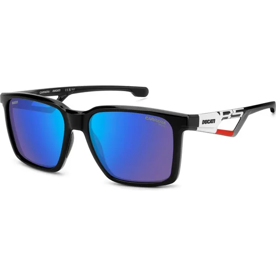 Carrera Ducati CARDUC 065/S Lunettes de Soleil Homme Noir et Bleu