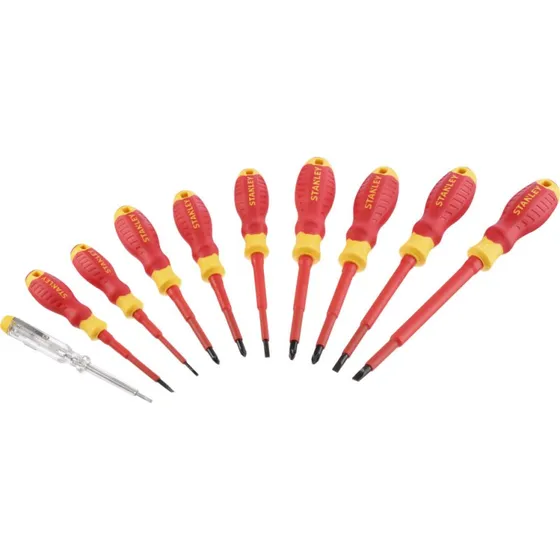 Stanley VDE Embout de Vissage Set 10 Pièces