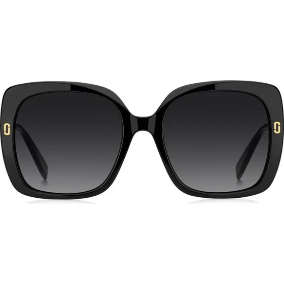 Marc Jacobs MJ 1138/S Lunettes de Soleil Carrées Noires et Grises