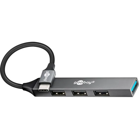 Goobay Hub USB-C 4 ports Slim