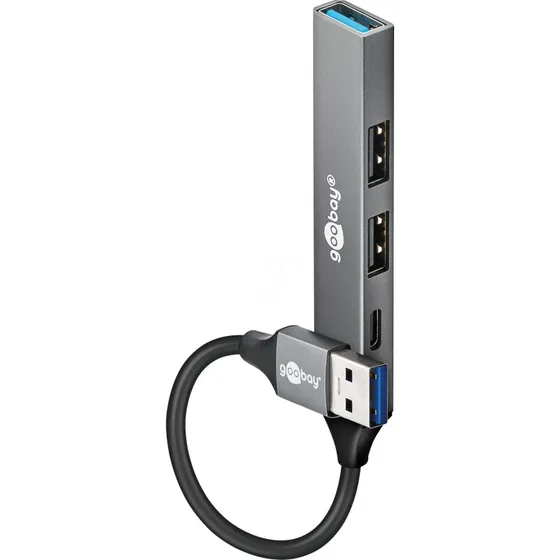 Goobay Slim Hub USB 4 ports USB-A/USB-C