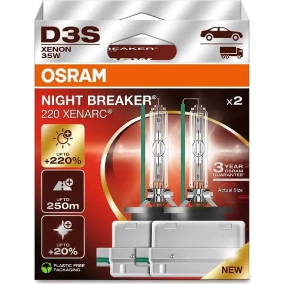 Osram D3S Night Breaker 220 Xenarc 66340XN2 (2 pièces)