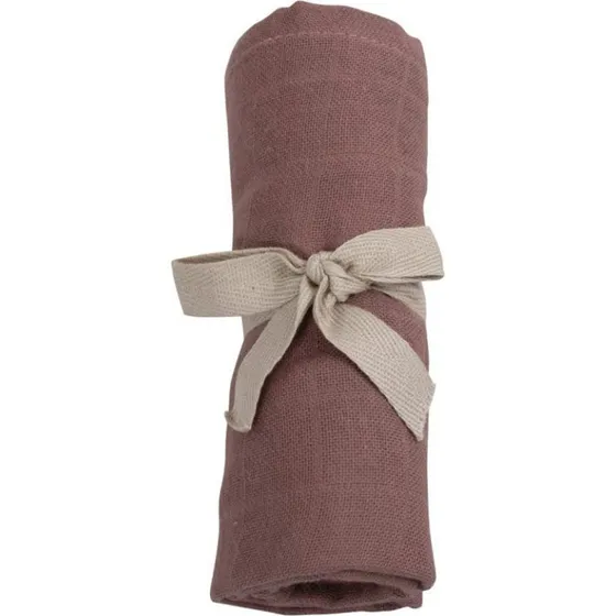 Filibabba Lange Mousseline Bio Dusty Rose 65x65 cm