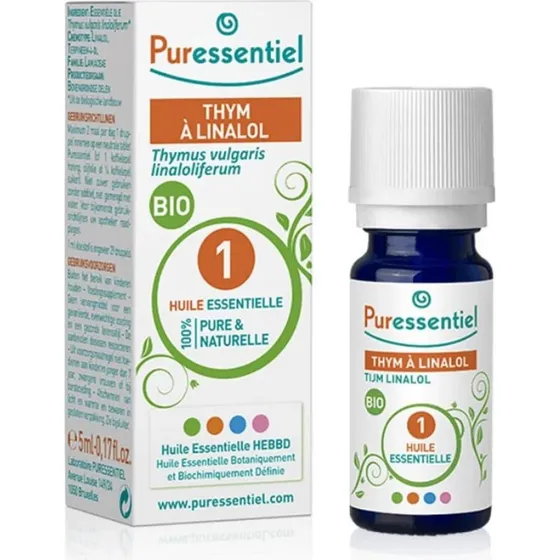 Puressentiel Huile Essentielle Thym à Linalol Bio 5ml