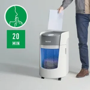 Leitz IQ OptiMax 350 Small Office, blanc/argent