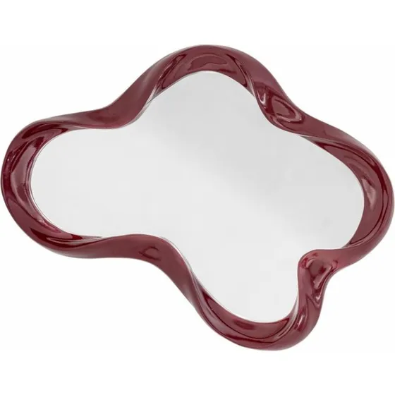 Bloomingville Miroir Violeta Rouge Organique