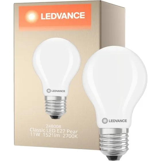 LEDVANCE Classic A Dim P 11W 827 E27