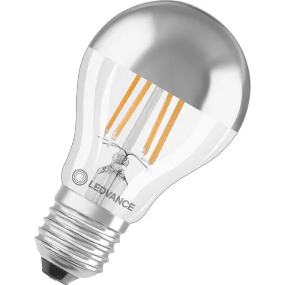 LEDVANCE Classic A Mirror 6.5W 827 Argent E27