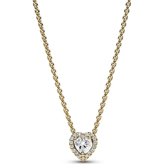 PANDORA Collier Cur Scintillant Blanc