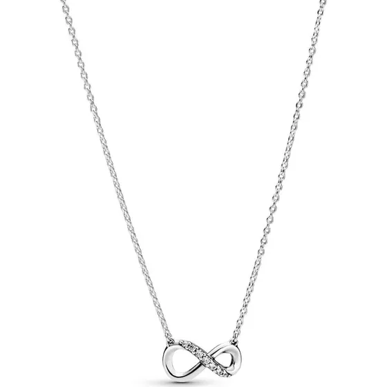 PANDORA Collier Noeud Infini Argent 925