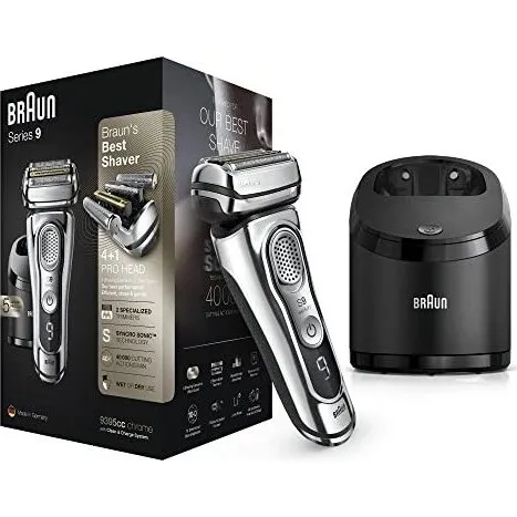 Braun Series 9 9395cc Rasoir lectrique Homme Argent et Noir