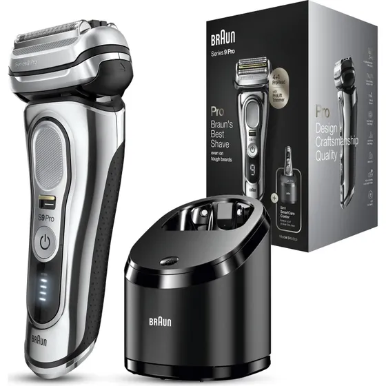 Braun Series 9 Pro Rasoir Électrique Homme Noir/Argenté