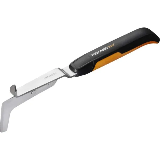 Fiskars Xact Couteau Désherbeur Double Lame