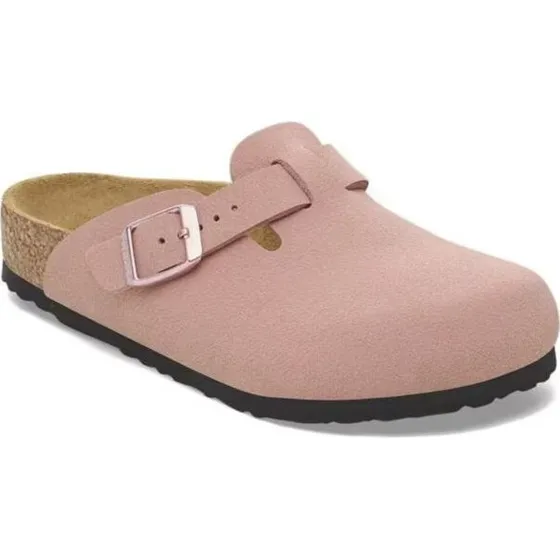 Birkenstock Boston Birko-Flor Nubuck Rose Junior