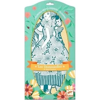 Djeco COLORIAGE GRAND FORMAT : Rebekka & ses amies