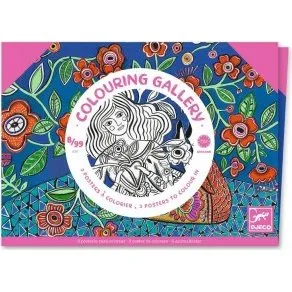 Djeco Colouring Gallery : Floraison - Posters à colorier
