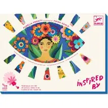 Djeco Inspired by Coyoacn - Kit Cratif avec Fleurs en Papier Gaufr