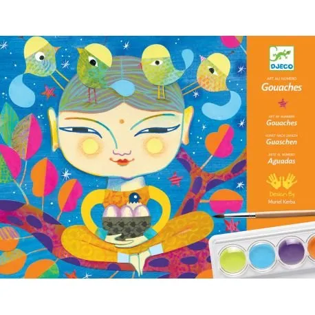 DJECO Coffret Peinture India - Loisir Cratif