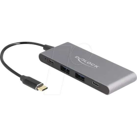 Delock 4 ports USB-C + 2 USB-A, 10 Gbps
