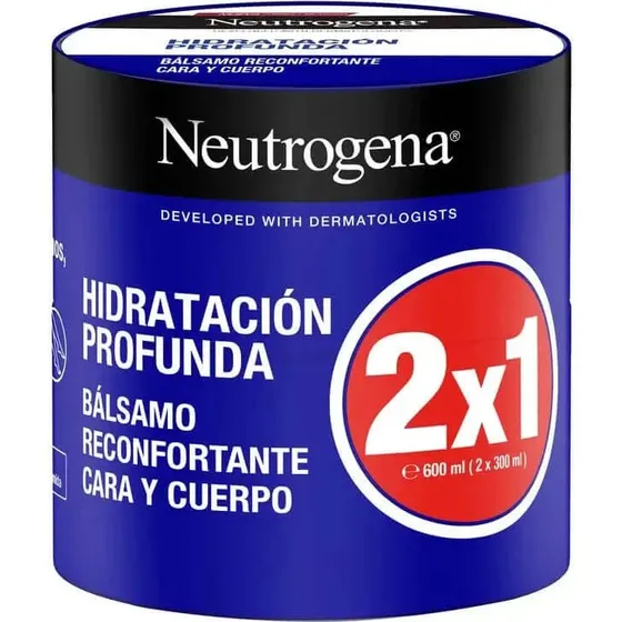 Neutrogena Crème Hydratante Visage et Corps, Pack de 2 x 300 ml