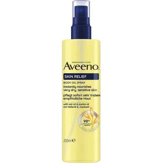 Aveeno Skin Relief Huile Corporelle en Spray, 200 ml