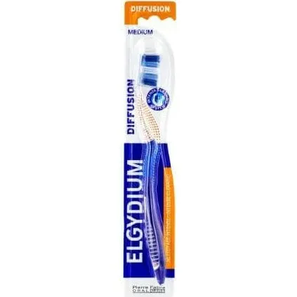 Elgydium Diffusion Brosse à Dents Moyenne - Nettoyage Profond