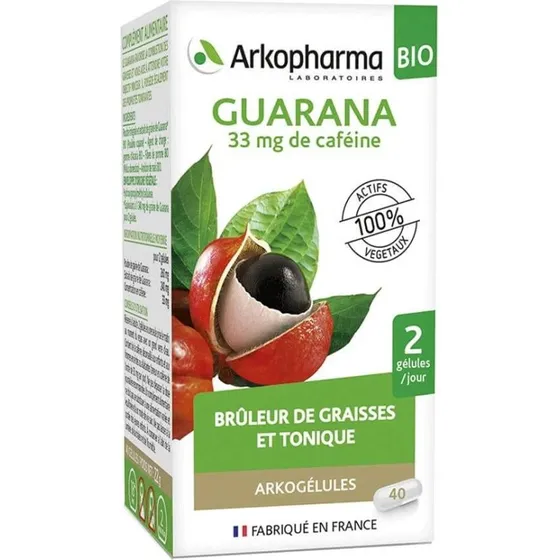 Arkopharma Arkogélules Guarana Bio - 40 gélules