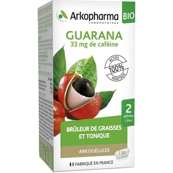 Arkopharma Arkogélules Guarana Bio - 130 Gélules