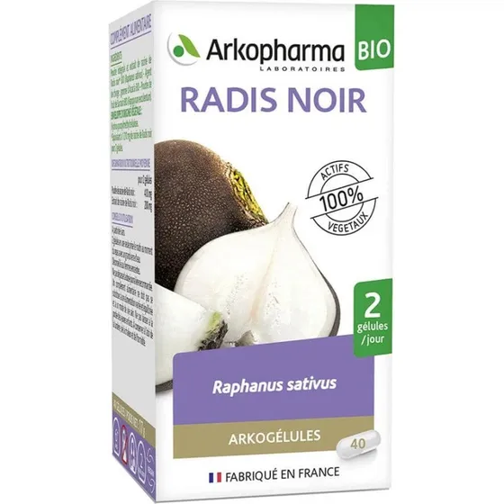 Arkopharma Arkogélules Radis Noir Bio - 40 Gélules