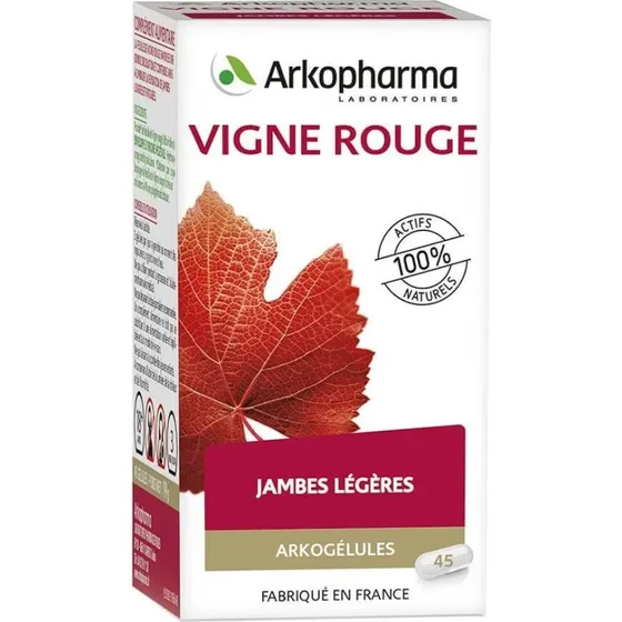 Arkopharma Arkogélules Vigne Rouge, 45 Gélules