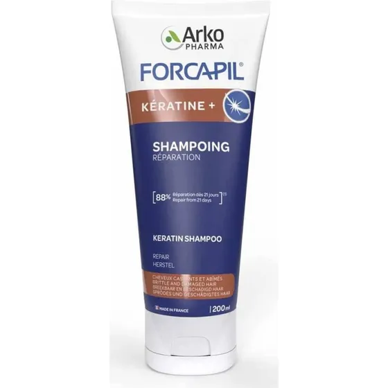 Arkopharma Forcapil Kératine+ Shampooing Réparation 200ml