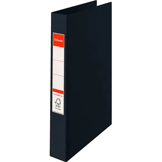 Esselte Classeur 4 Anneaux A4 Noir 4,2 cm